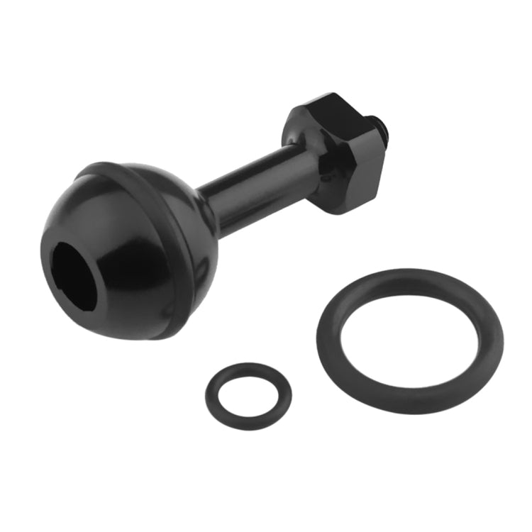 Adattatore a sfera in alluminio con vite 1/4" per action cam