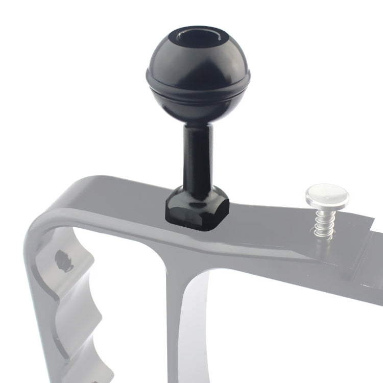 Adattatore a sfera in alluminio con vite 1/4" per action cam