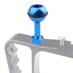 PULUZ Supporto adattatore a sfera in alluminio con vite da 1/4 di pollice per GoPro Hero11 Nero / HERO10 Nero /9 Nero /8 Nero /7 /6 /5 /5 Sessione /4 Sessione /4 /3+ /3 /2 /1, DJI Osmo Actione altre action cam, diametro: 2,5 cm, 1/4 inch Screw(Black)  ...
