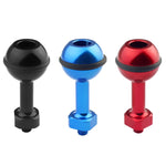 Adattatore a sfera in alluminio con vite 1/4" per action cam