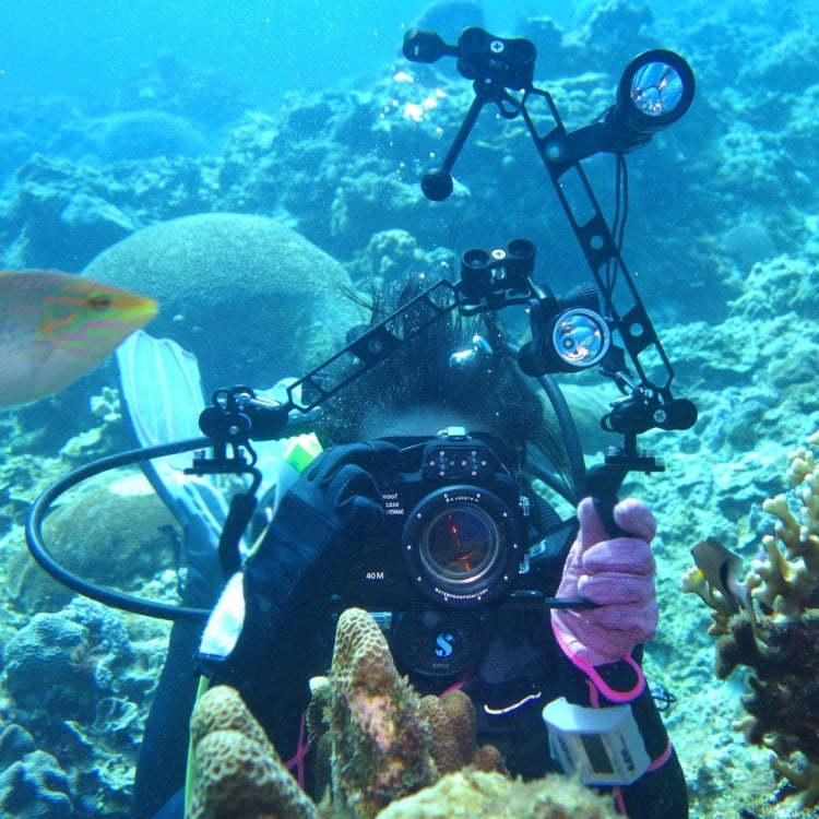 Adattatore testa a sfera in alluminio per action camera