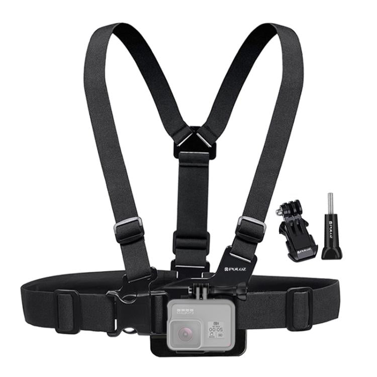 Cintura toracica regolabile con gancio per action cam