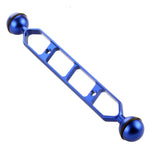 Braccio a doppia sfera in lega di alluminio PULUZ da 9,0 pollici 22,8 cm, diametro sfera: 25 mm, 9.0 inch (Black), 9.0 inch (Blue), 9.0 inch (Red)