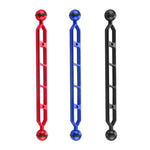 PULUZ Braccio a doppia sfera in lega di alluminio da 11,0 pollici 27,9 cm, diametro sfera: 25 mm, 11.0 inch (Black), 11.0 inch (Blue), 11.0 inch (Red)
