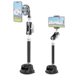 PULUZ Supporto magnetico per tablet, supporto per braccio a ventosa per auto, con morsetto per telefono, Car Suction Cup Arm