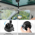 PULUZ Supporto magnetico per tablet, supporto per braccio a ventosa per auto, con morsetto per telefono, Car Suction Cup Arm