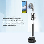 PULUZ Supporto magnetico per tablet, supporto per braccio a ventosa per auto, con morsetto per telefono, Car Suction Cup Arm