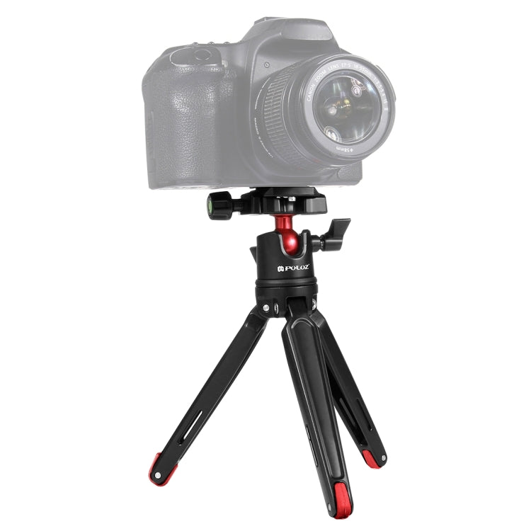 Mini treppiede da tavolo in metallo con testa a sfera 360°