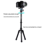 PULUZ Asta di prolunga per monopiede con supporto per treppiede regolabile portatile in metallo per fotocamere DSLR e SLR, Adjustable Tripod