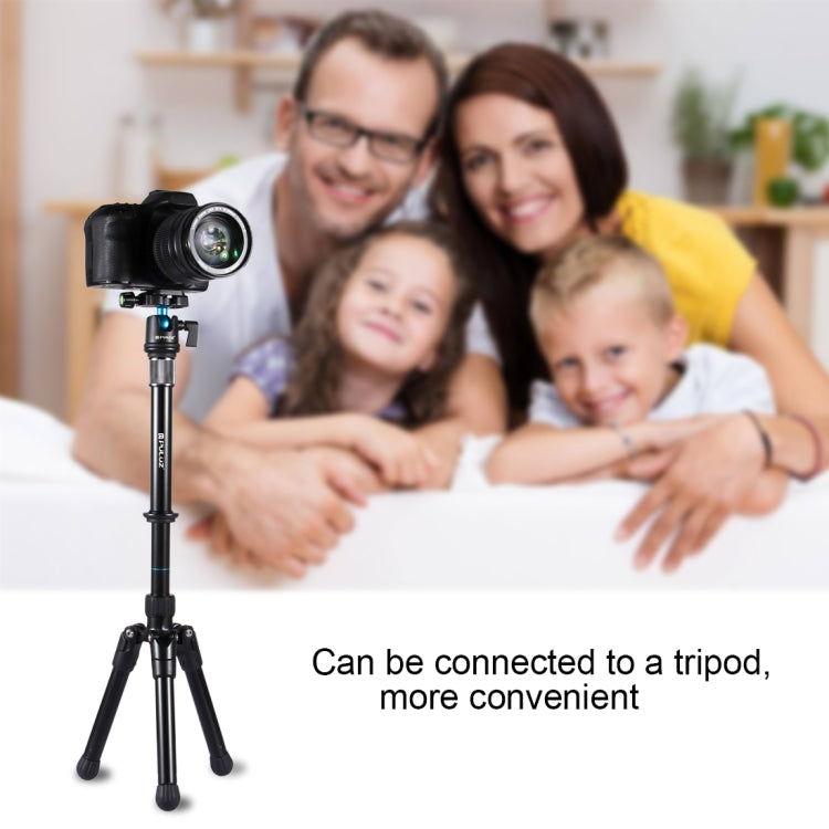 PULUZ Asta di prolunga per monopiede con supporto per treppiede regolabile portatile in metallo per fotocamere DSLR e SLR, Adjustable Tripod