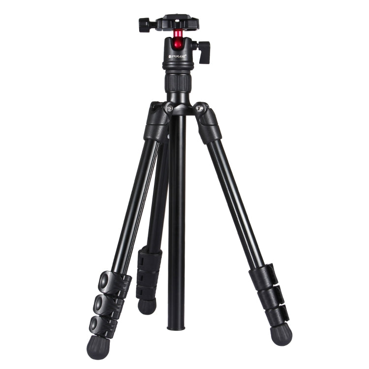 PULUZ Gambe pieghevoli a 4 sezioni Supporto per treppiede in metallo con testa a sfera a 360 gradi per DSLR e fotocamera digitale, altezza regolabile: 42-130 cm, Adjustable Height: 42-130cm