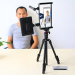 PULUZ Gambe pieghevoli a 4 sezioni Supporto per treppiede in metallo con testa a sfera a 360 gradi per DSLR e fotocamera digitale, altezza regolabile: 42-130 cm, Adjustable Height: 42-130cm