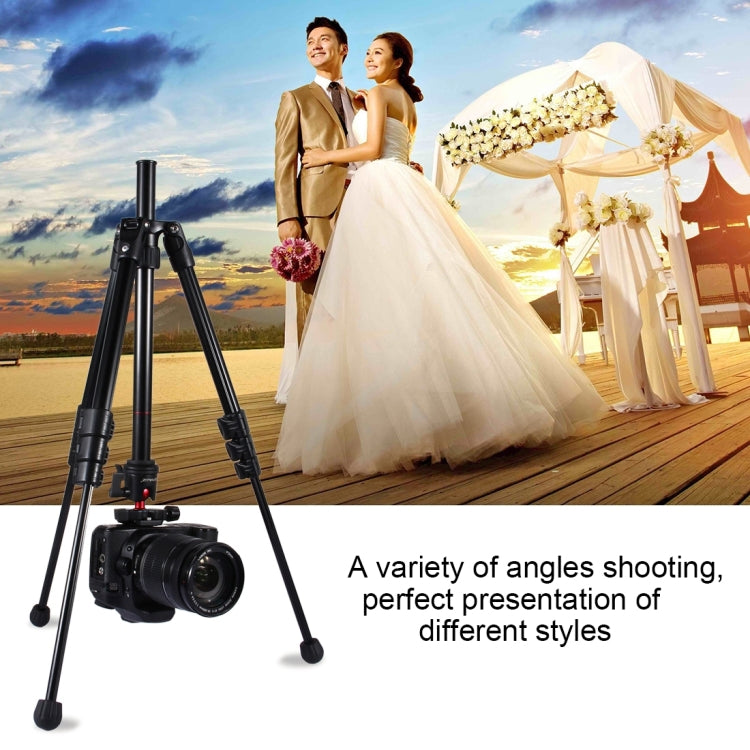 PULUZ Gambe pieghevoli a 4 sezioni Supporto per treppiede in metallo con testa a sfera a 360 gradi per DSLR e fotocamera digitale, altezza regolabile: 42-130 cm, Adjustable Height: 42-130cm