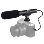 Microfono condensatore shotgun con cavo audio 3,5 mm
