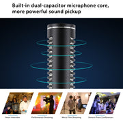 Microfono condensatore shotgun con cavo audio 3,5 mm