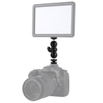 PULUZ Flash Hot Shoe Testa a sfera girevole Vite per treppiede da 1/4 di pollice Braccio magico con blocco, Magic Arm