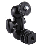 PULUZ Flash Hot Shoe Testa a sfera girevole Vite per treppiede da 1/4 di pollice Braccio magico con blocco, Magic Arm