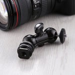 PULUZ Flash Hot Shoe Testa a sfera girevole Vite per treppiede da 1/4 di pollice Braccio magico con blocco, Magic Arm