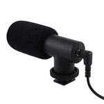 Microfono stereo 3,5 mm per interviste e vlogging