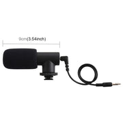 Microfono stereo 3,5 mm per interviste e vlogging