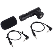 Microfono stereo 3,5 mm per interviste e vlogging