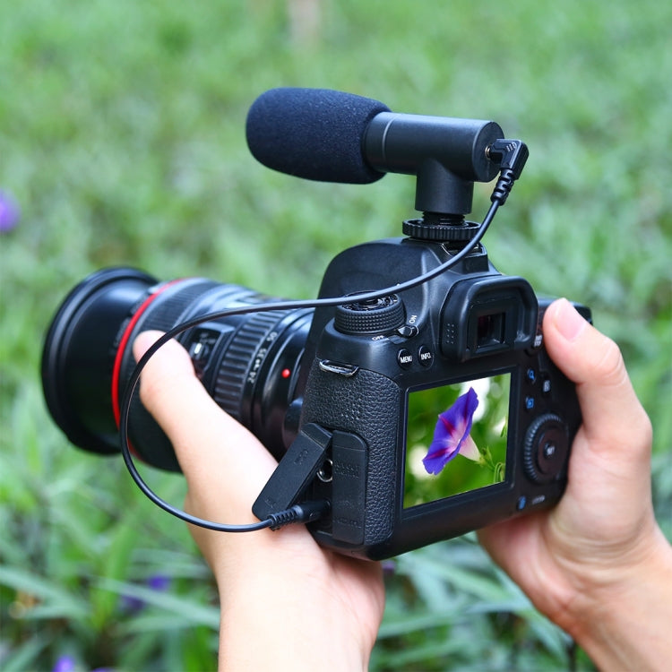 Microfono stereo 3,5 mm per interviste e vlogging