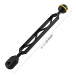 PULUZ Braccio sferico in lega di alluminio da 8 pollici 20,3 cm per torcia subacquea/luce video, diametro sfera: 2,5 cm, 8 inch Single Ball