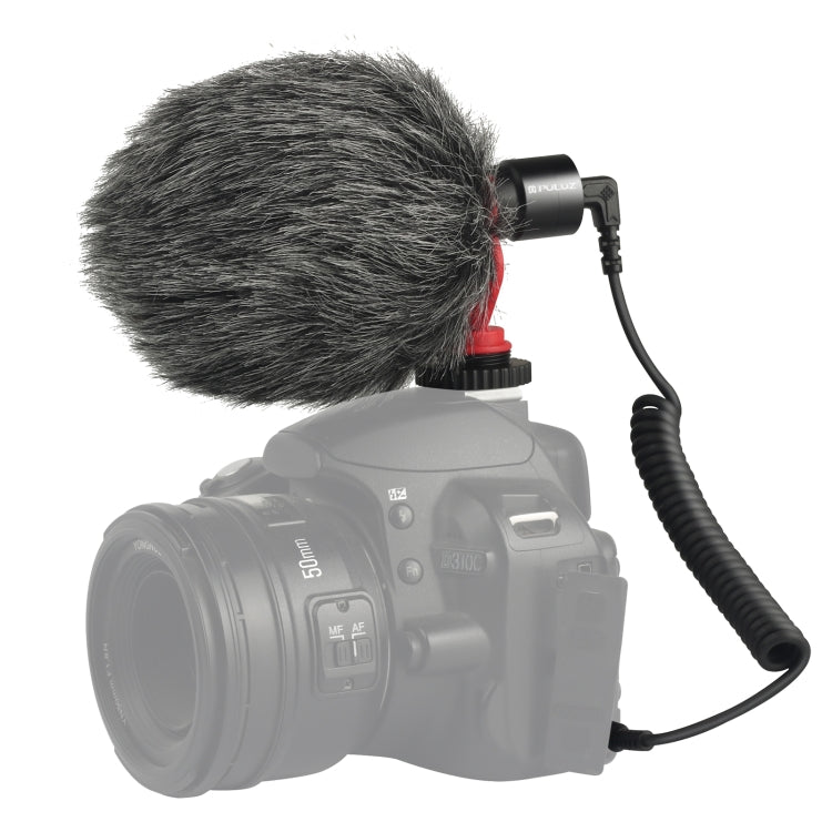 Microfono shotgun condensatore con cavo audio 3,5 mm