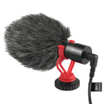 Microfono shotgun condensatore con cavo audio 3,5 mm
