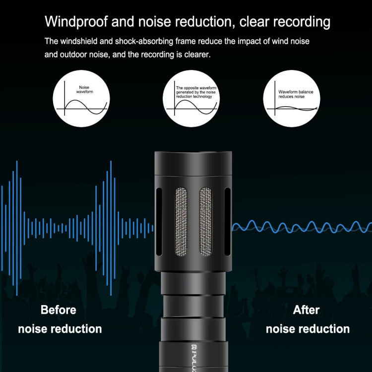 Microfono shotgun condensatore con cavo audio 3,5 mm