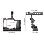 Stabilizzatore gabbia videocamera PULUZ con maniglia per Canon EOS M50, For Canon EOS M50