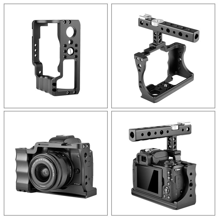 Stabilizzatore gabbia videocamera PULUZ con maniglia per Canon EOS M50, For Canon EOS M50