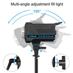 PULUZ 220V 150W Luce video da studio 3200K-5600K Sistema di dissipazione del calore integrato a doppia temperatura di colore con telecomando, 120W 2700K-6500K AU Plug, 120W 2700K-6500K EU Plug, 120W 2700K-6500K UK Plug, 120W 2700K-6500K US Plug
