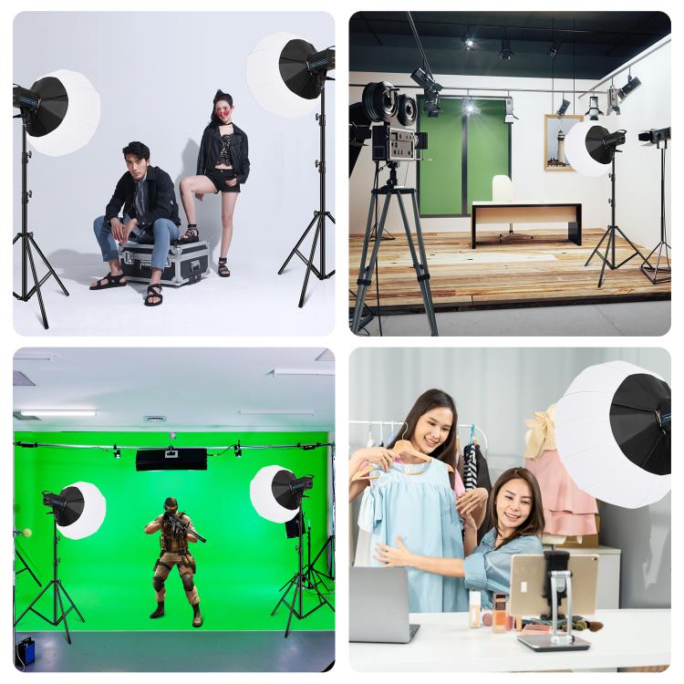 PULUZ 220V 150W Luce video da studio 3200K-5600K Sistema di dissipazione del calore integrato a doppia temperatura di colore con telecomando, 120W 2700K-6500K AU Plug, 120W 2700K-6500K EU Plug, 120W 2700K-6500K UK Plug, 120W 2700K-6500K US Plug