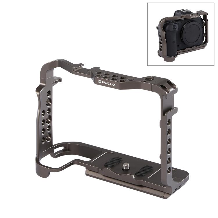 PULUZ Stabilizzatore Gabbia Videocamera per Canon EOS R5 / R5C / EOS R6 / R6 II, senza Maniglia, For Canon EOS R5 Cage