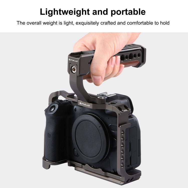 PULUZ Stabilizzatore Gabbia Videocamera per Canon EOS R5 / R5C / EOS R6 / R6 II, senza Maniglia, For Canon EOS R5 Cage