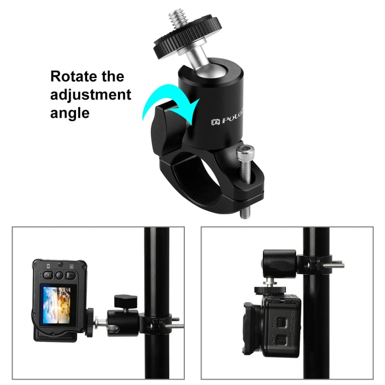 Adattatore testa a sfera in alluminio per GoPro e action cam