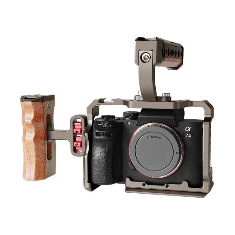 PULUZ Stabilizzatore Gabbia Videocamera per Sony A7 III e A7M3 / A7R3 e A7R III, senza Maniglia, For Sony A7 III Cage