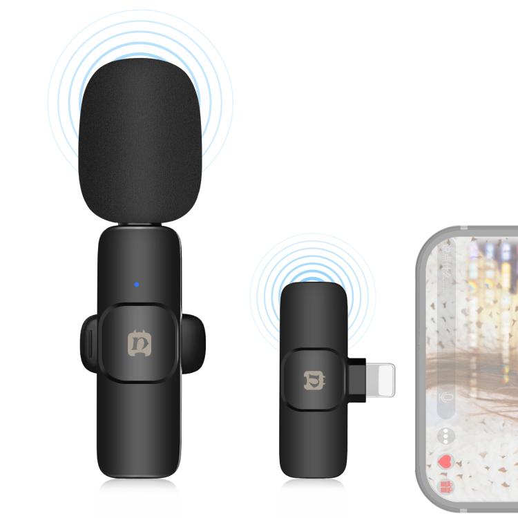 Microfono lavalier wireless per dispositivi Apple 8 Pin