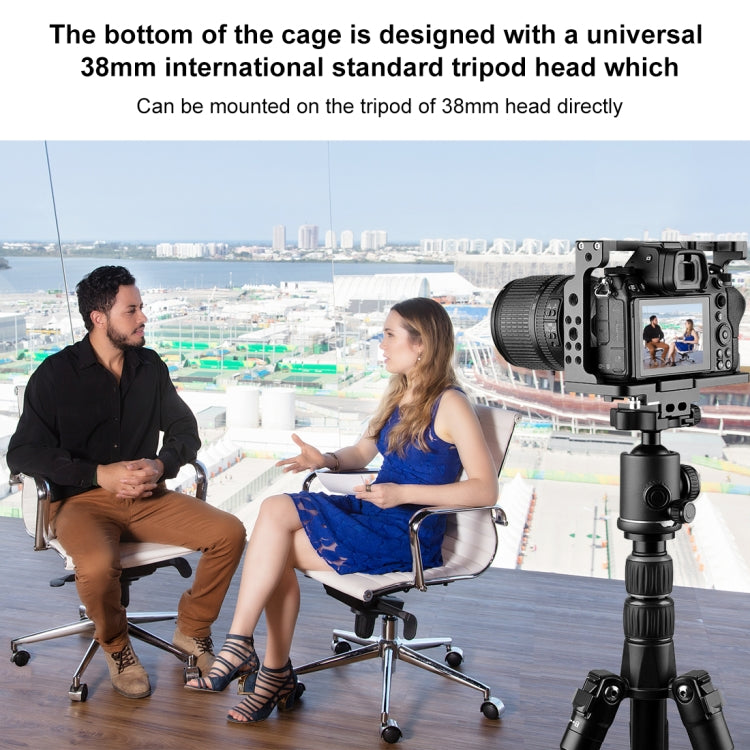 PULUZ Gabbia per videocamera Rig per produzione cinematografica per Nikon Z6 / Z7, For Nikon Z6 / Z7 Cage