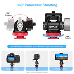 Adattatore per montaggio su scarpa fredda con testa a sfera per treppiede oscillante Mini PULUZ da 180 gradi, Mini 180 Degree Ball Head(Red), Mini 180 Degree Ball Head(Silver)
