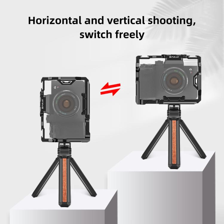 Impianto di stabilizzazione Bullseye Matte Black KG per Sony AF/YLC-7M4/H4/AH/AH/AH/HH-E, For Sony A7 IV Cage
