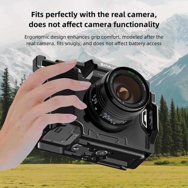 Impianto di stabilizzazione Bullseye Matte Black KG per Sony AF/YLC-7M4/H4/AH/AH/AH/HH-E, For Sony A7 IV Cage