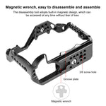 Per Canon EOS R7 PULUZ Metal Camera Cage Stabilizzatore Rig, For Canon EOS R7 Cage
