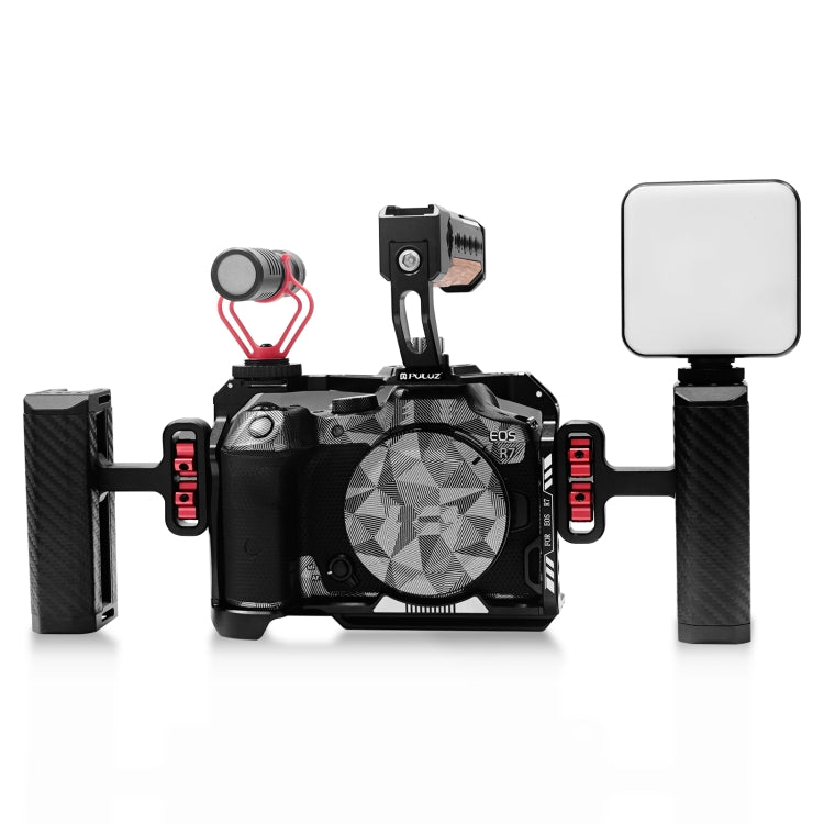 Per Canon EOS R7 PULUZ Metal Camera Cage Stabilizzatore Rig, For Canon EOS R7 Cage