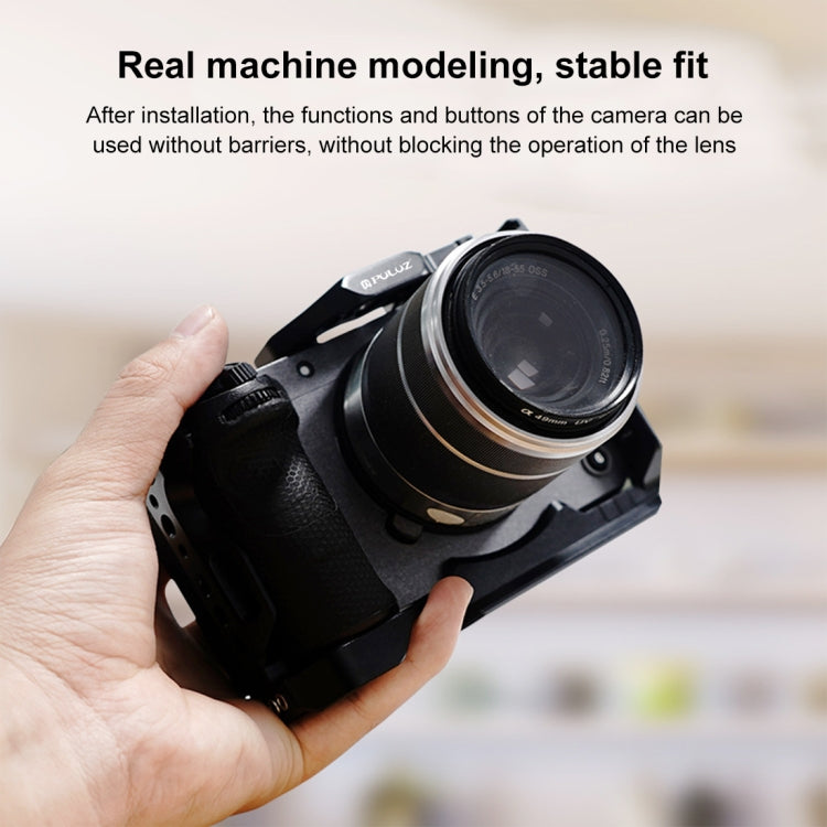 Per Sony ILME-FX30 / FX3 PULUZ Stabilizzatore con gabbia per fotocamera in metallo con cursore NOTA, For Sony ILME-FX30 / FX3