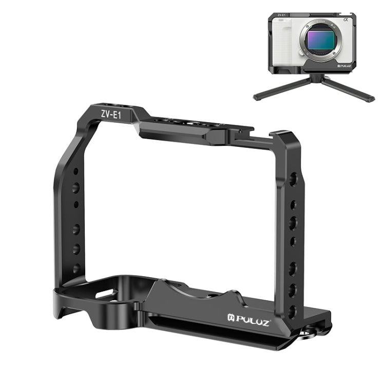 Per Sony ZV-E1 PULUZ Stabilizzatore per gabbia per fotocamera in lega di alluminio