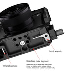 Per Sony A6700 PULUZ Metal Camera Cage Stabilizzatore Rig, For Sony A6700