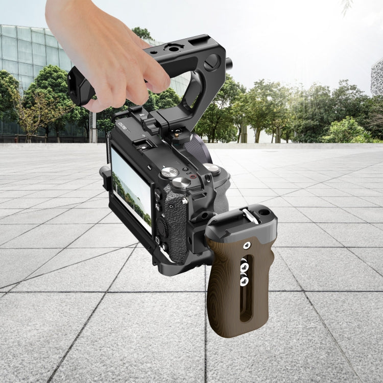 Per Sony A6700 PULUZ Metal Camera Cage Stabilizzatore Rig, For Sony A6700