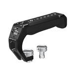 PULUZ Arri Maniglia superiore in silicone metallico con supporto per slitta fredda per stabilizzatore per gabbia per fotocamera Mirrorless, Metal Silicone Top Handle